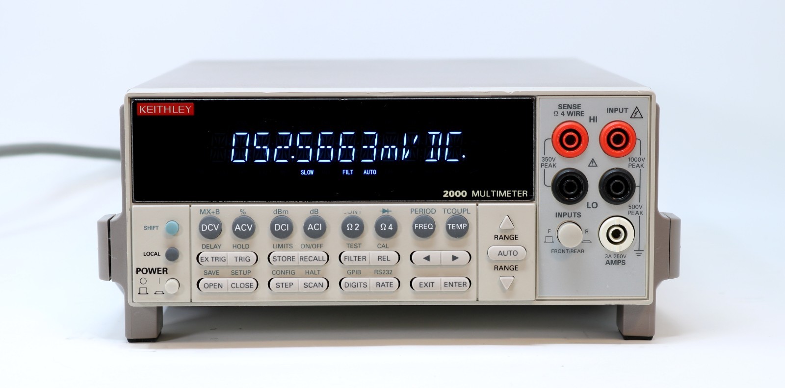 Keithley 2000 6.5-digit digital multimeter front panel